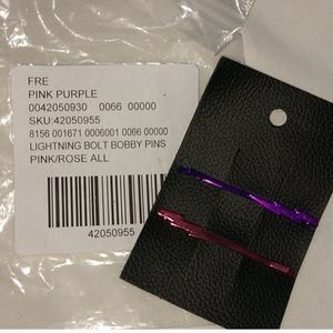 Free People Lightening Bolt hair pins